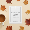 Back to School Interview Questions Printable