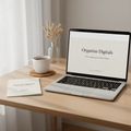 Organize Digitals photo organization guide for moms lifestyle mockup