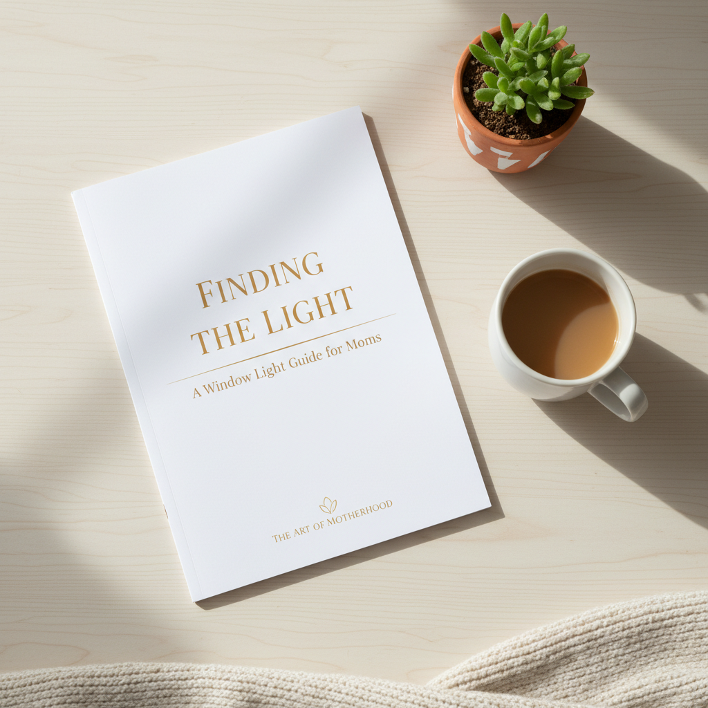 Finding the Light window light guide for moms lifestyle mockup